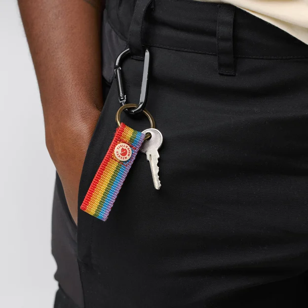 Fjällräven Kånken Rainbow Keyring Unisex Backpack & bag accessories Model Model front 85623