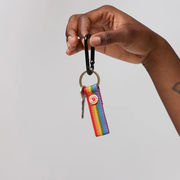 Fjällräven Kånken Rainbow Keyring Unisex Backpack & bag accessories Model Model back 85624