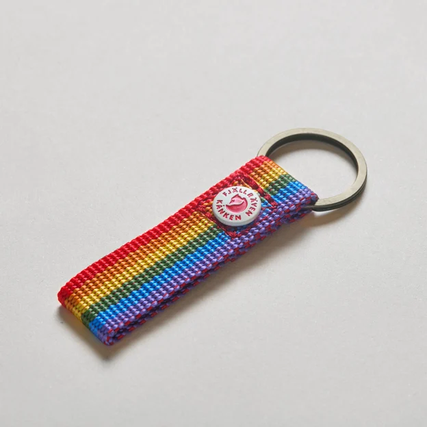 Fjällräven Kånken Rainbow Keyring Unisex Backpack & bag accessories Model Model side 85625