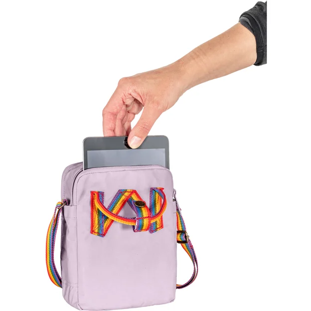 Fjällräven Kånken Rainbow Sling Unisex Outlet Detail Angle F 66783
