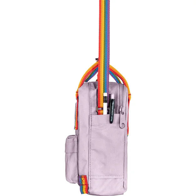 Fjällräven Kånken Rainbow Sling Unisex Outlet Detail Angle G 66782