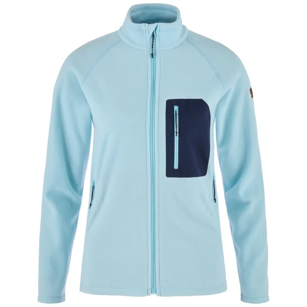 Fjällräven Kaipak Fleece W Women’s Fleeces Blue Main Front 104587