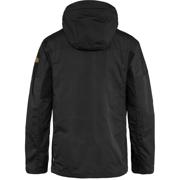 Fjällräven Kaipak Jacket M Men’s Outlet Black Main Back 14623