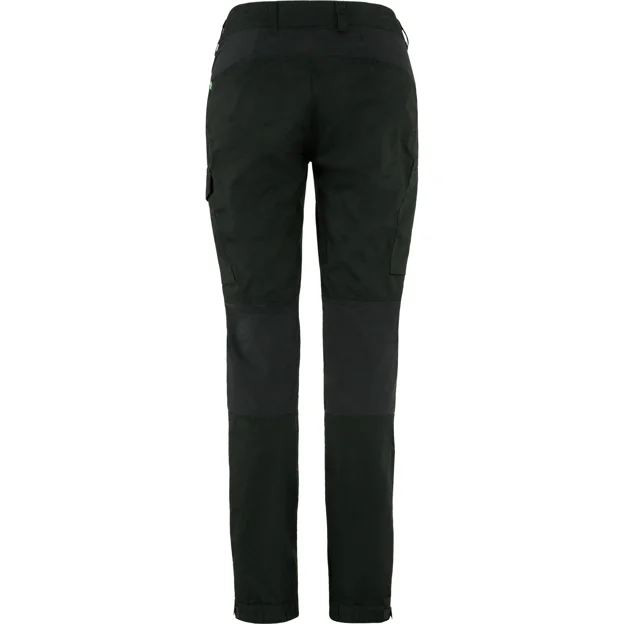 Fjällräven Kaipak Trousers Curved W Women’s Outlet Black Main Back 14659