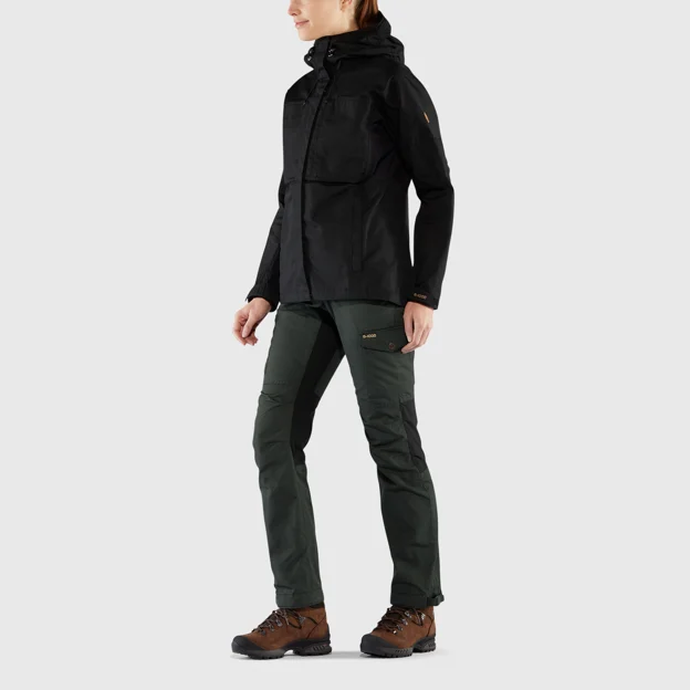Fjällräven Kaipak Trousers Curved W Women’s Outlet Model Model front 14672