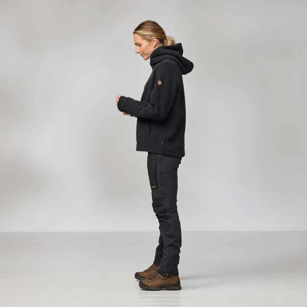 Fjällräven Kaitum Hoodie W Women’s Fleeces Model Angle N 94416