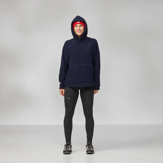 Fjällräven Kaitum Hoodie W Women’s Fleeces Model Angle L 94422
