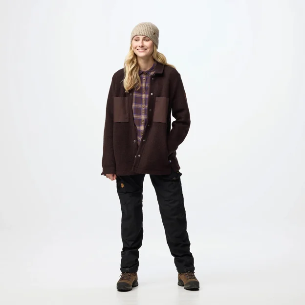 Fjällräven Kaitum Overshirt W Women’s Outdoor jackets Model Angle H 120080