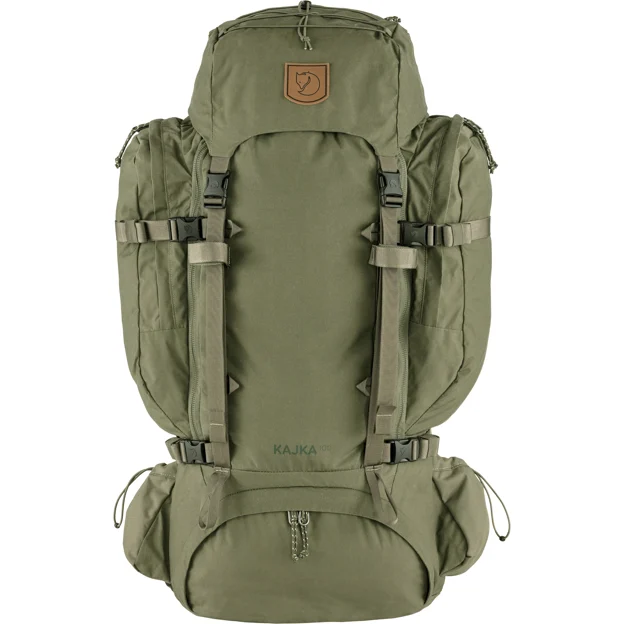 Fjällräven Kajka 100 Unisex Trekking backpacks Green Main Front 73728