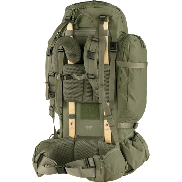 Fjällräven Kajka 100 Unisex Trekking backpacks Green Main Back 80624