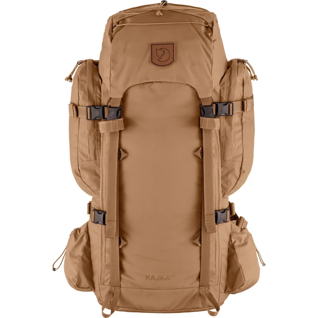 Fjällräven Kajka 55 M/L Unisex Trekking backpacks Brown, Green Main Front 74948