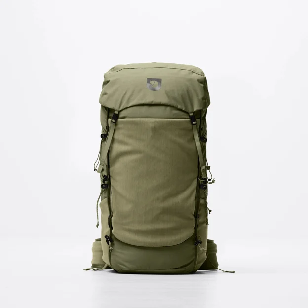 Fjällräven Kajka X-Lätt 45 M/L Unisex Trekking backpacks Green Main Front 100213