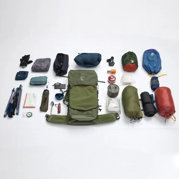 Fjällräven Kajka X-Lätt 45 M/L Unisex Trekking backpacks Model Angle K 103790