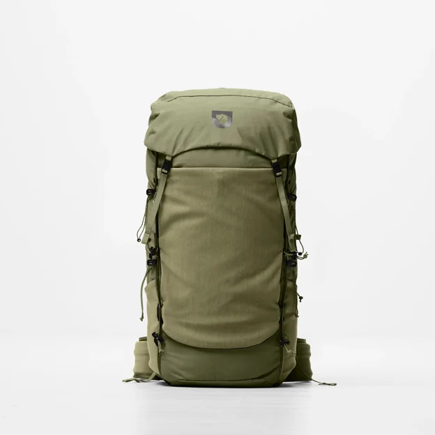 Fjällräven Kajka X-Lätt 45 S/M Unisex Trekking backpacks Green Main Front 100217