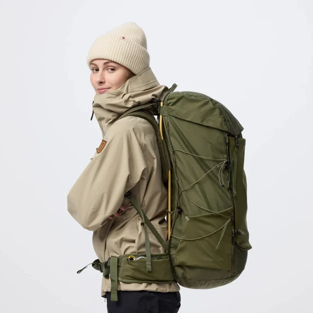 Fjällräven Kajka X-Lätt 45 S/M Unisex Trekking backpacks Model Model front 105112