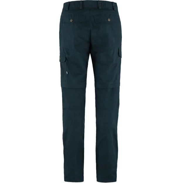 Fjällräven Karla Pro Zip-off Trousers W Women’s Outdoor trousers Blue Main Back 25716