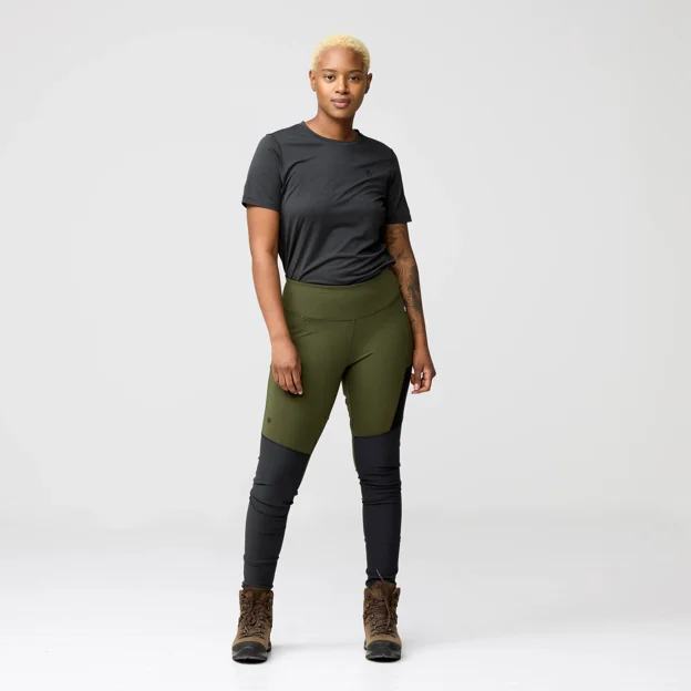 Fjällräven Keb Agile Tights W Women’s Trekking tights Model Model front 100518