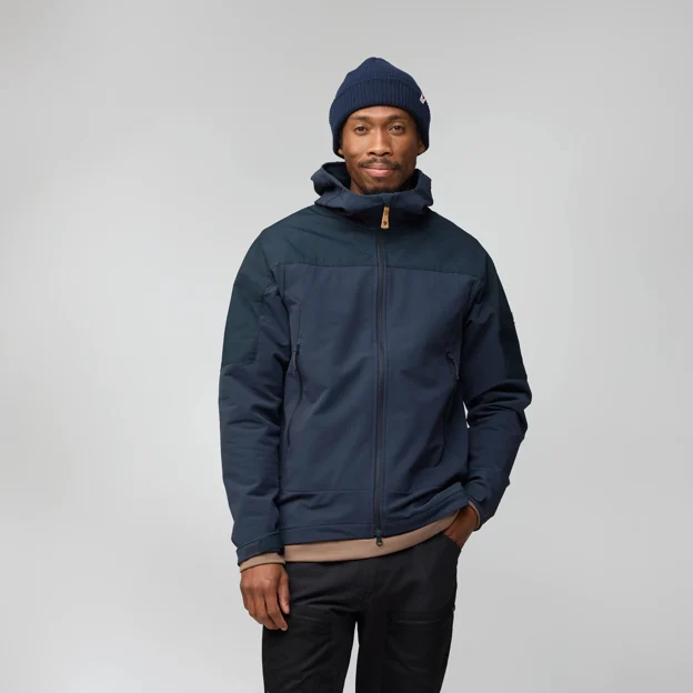 Fjällräven Keb Agile Winter Jacket M Men’s Trekking jackets Model Angle F 94555
