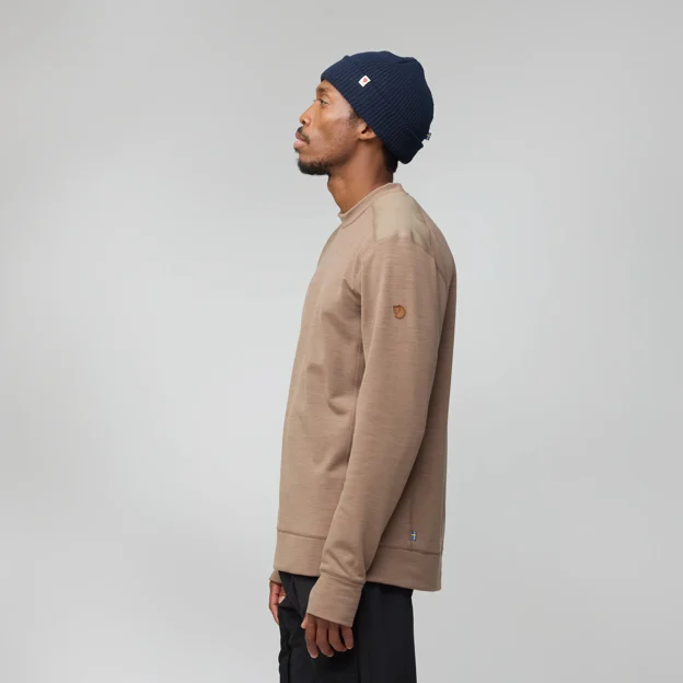 Fjällräven Keb Fleece Crew Neck M Men’s Fleeces Model Model side 94524