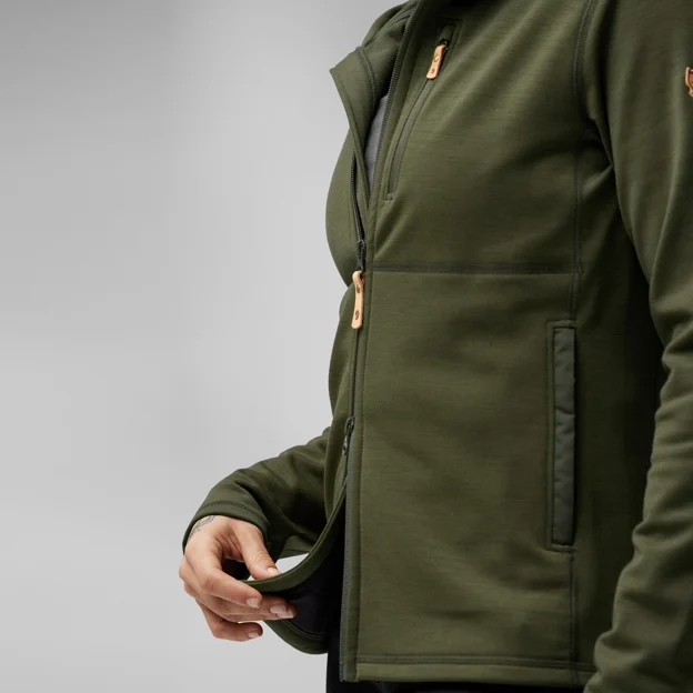 Fjällräven Keb Fleece Hoodie W Women’s Fleeces Detail Angle G 75982
