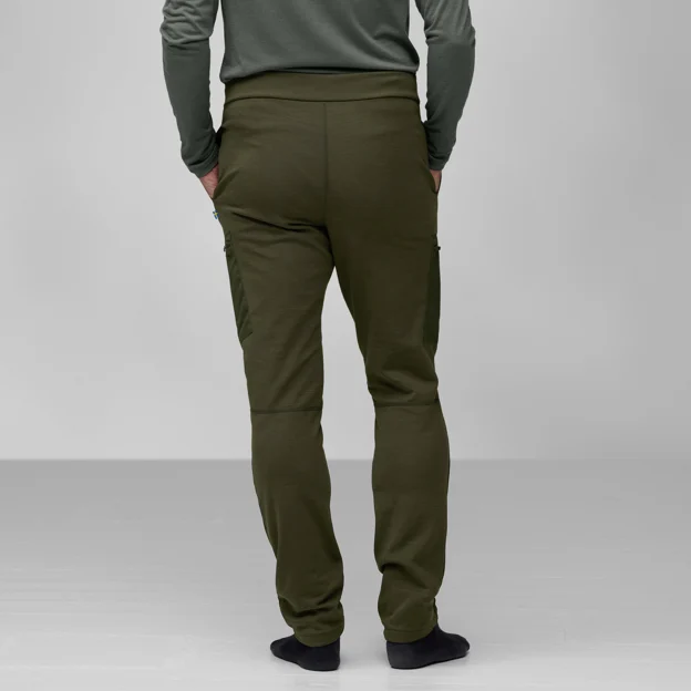 Fjällräven Keb Fleece Trousers M Men’s Base layer bottoms Model Model side 76238