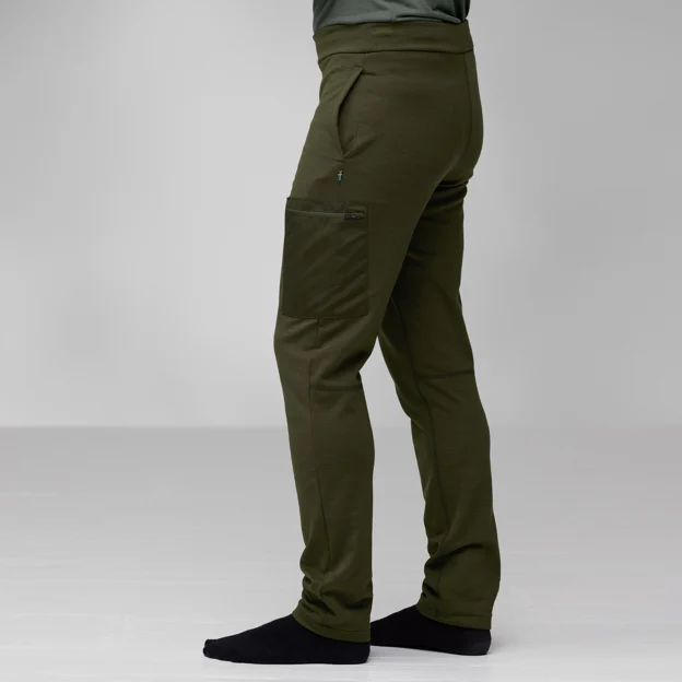 Fjällräven Keb Fleece Trousers M Men’s Base layer bottoms Model Angle F 76239