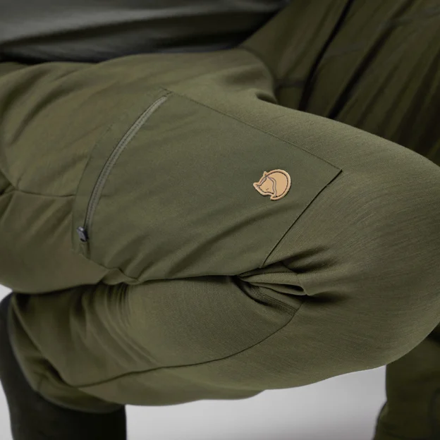 Fjällräven Keb Fleece Trousers M Men’s Base layer bottoms Detail Angle G 76240