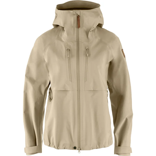 Fjällräven Keb GTX Jacket W Women’s Shell jackets Beige Main Front 93796