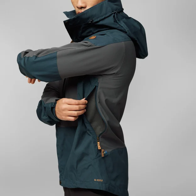 Fjällräven Keb Jacket M Men’s Trekking jackets Model Angle J 82621