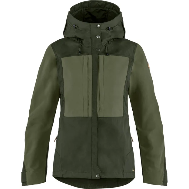 Fjällräven Keb Jacket W Women’s Outlet Green Main Front 15466