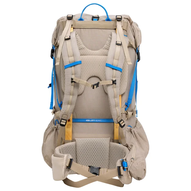 Fjällräven Keb Lätt 55 M/L Unisex Trekking backpacks Beige Main Back 118335