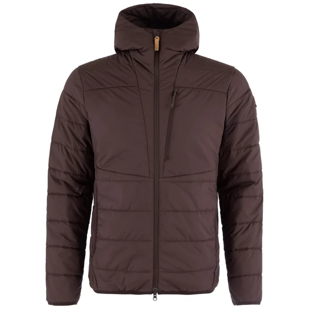 Fjällräven Keb Padded Hoodie M Men’s Trekking jackets Brown, Purple Main Front 104823