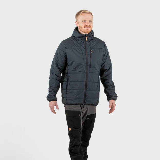 Fjällräven Keb Padded Hoodie M Men’s Trekking jackets Model Model front 44582