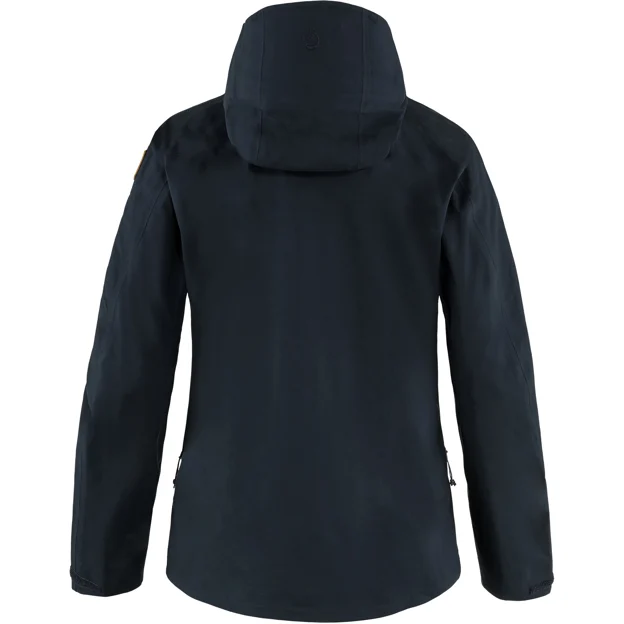 Fjällräven Keb Eco-Shell Jacket W Women’s Shell jackets Blue Main Back 48292