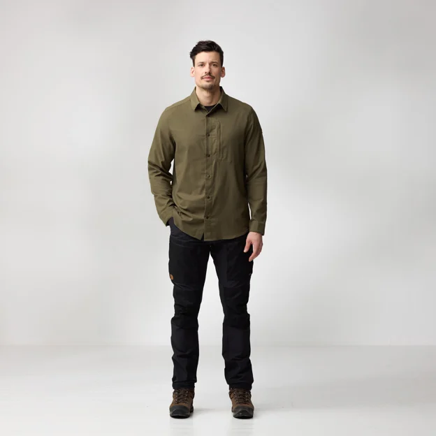 Fjällräven Keb Trekking Shirt LS M Men’s Shirts Model Model front 85702