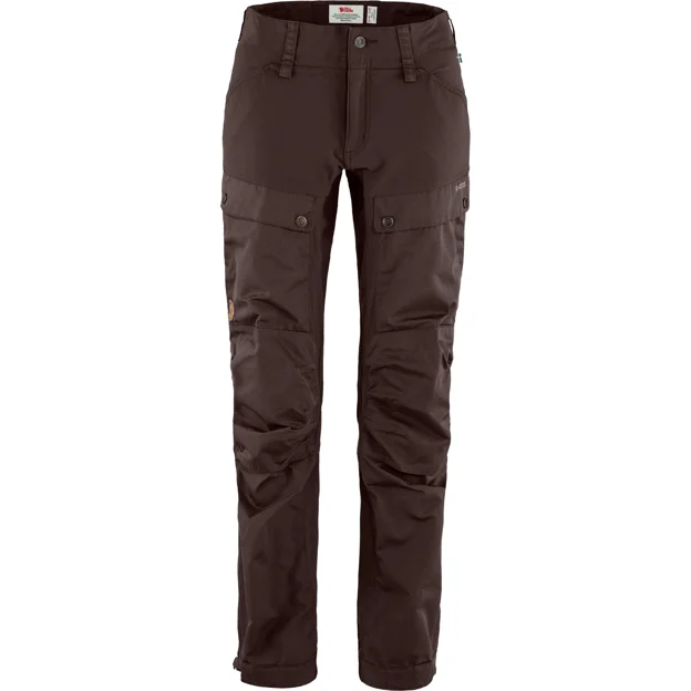 Fjällräven Keb Trousers Curved W Women’s Outlet Brown, Purple Main Front 104945