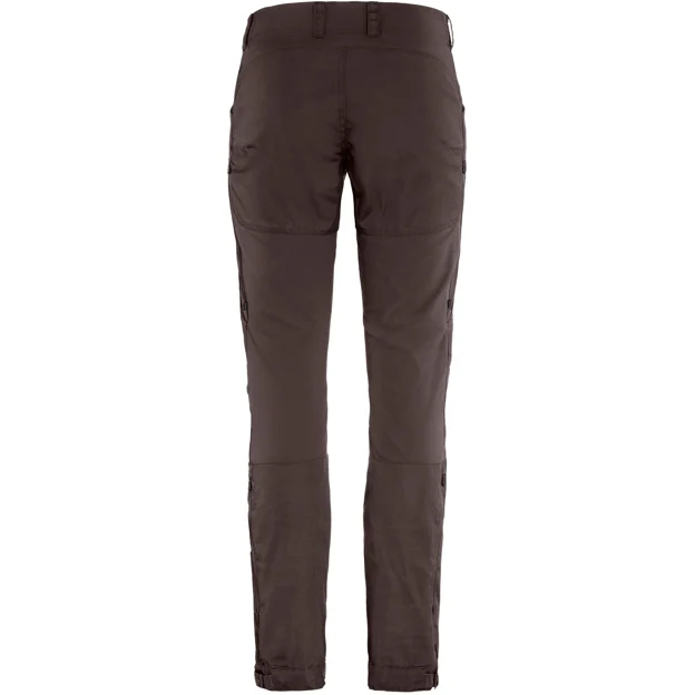Fjällräven Keb Trousers Curved W Women’s Outlet Brown, Purple Main Back 104893