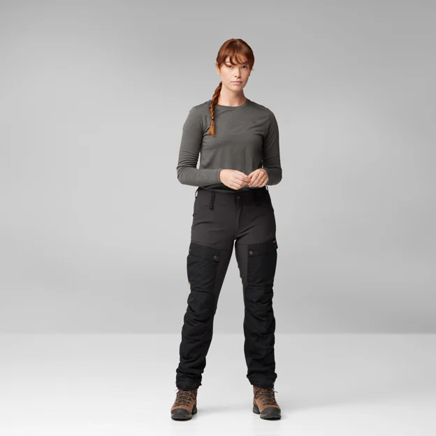 Fjällräven Keb Trousers Curved W Women’s Outlet Model Model front 79631