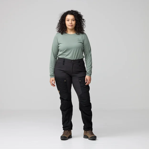 Fjällräven Keb Trousers Curved W Women’s Outlet Model Model front 93313