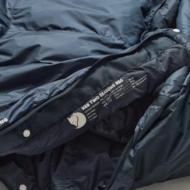 Fjällräven Keb Two Seasons Regular Unisex Sleeping bags Detail Angle F 86895