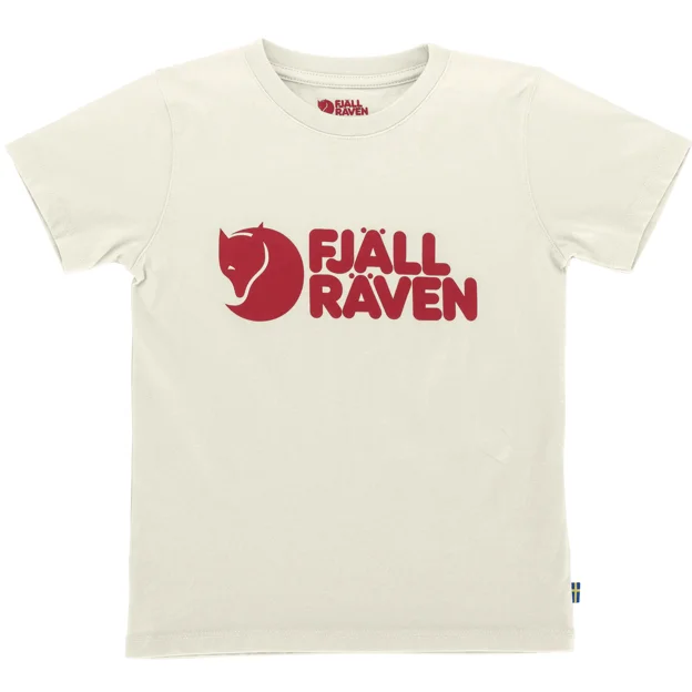 Fjällräven Kids Fjällräven Logo T-shirt Children’s Kids tops White Main Front 100923