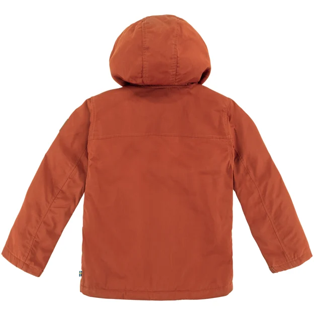 Fjällräven Kids Greenland Winter Jacket Children’s Kids jackets Orange Main Back 75457