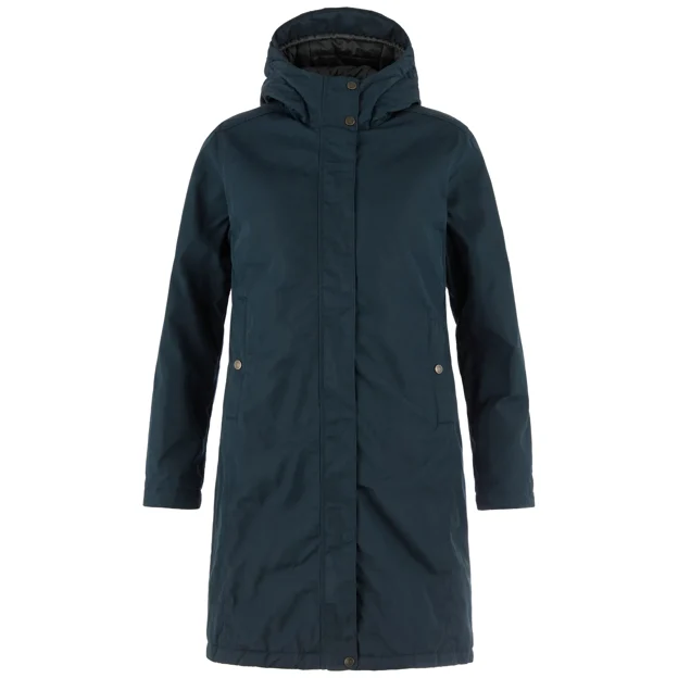 Fjällräven Kiruna Hydratic Padded Parka W Women’s Outdoor jackets Blue Main Front 104614