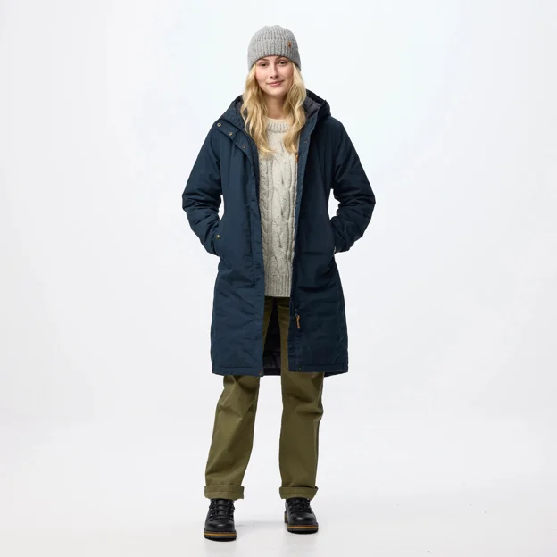 Fjällräven Kiruna Hydratic Padded Parka W Women’s Outdoor jackets Model Model front 120329