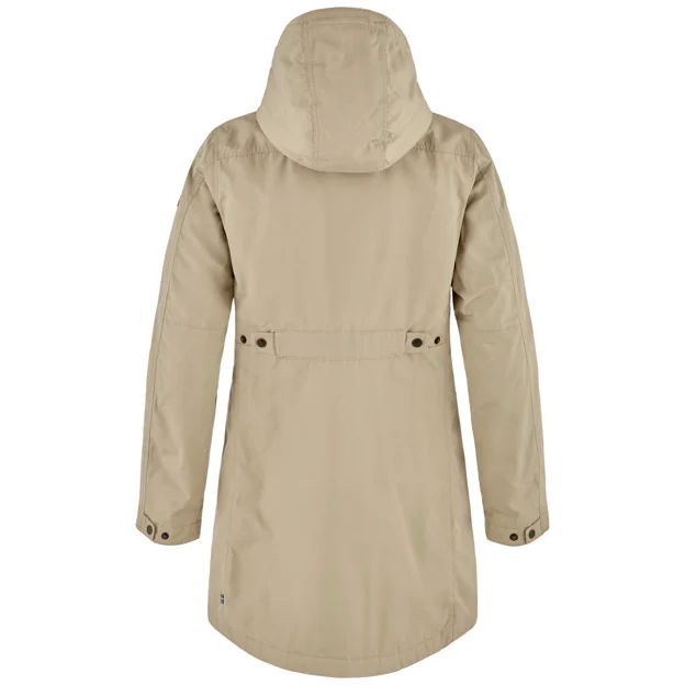 Fjällräven Kiruna Padded Parka W Women’s Outdoor jackets Beige Main Back 104751
