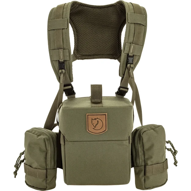 Fjällräven Lappland Bino Harness Unisex Hunting backpacks Green Main Front 105147