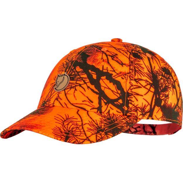 Fjällräven Lappland Camo Cap Unisex Caps, hats & beanies Orange Main Front 43014