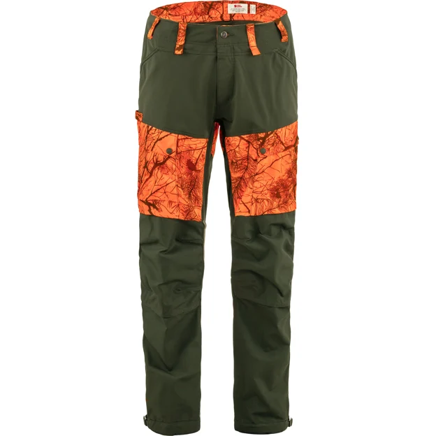 Fjällräven Lappland Hybrid Trousers M Men’s Hunting trousers Green, Orange Main Front 79717