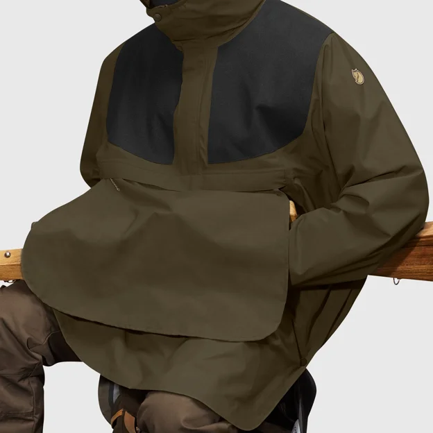 Fjällräven Lappland Eco-Shell Poncho Unisex Hunting jackets Detail Angle G 47962