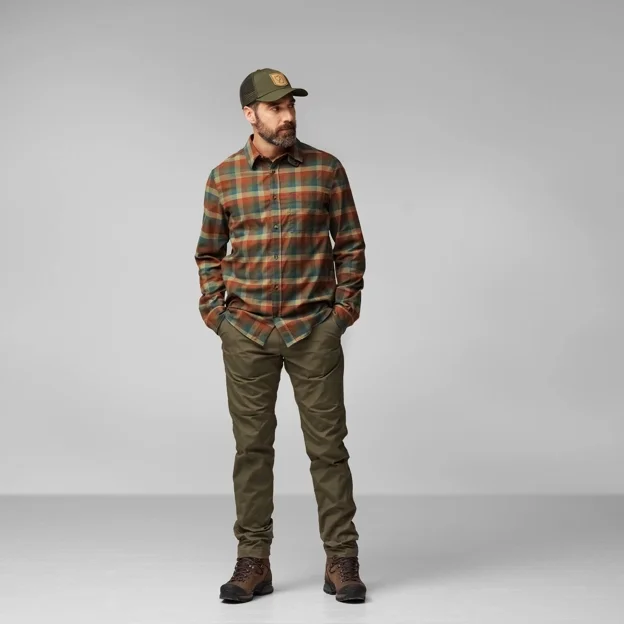 Fjällräven Lappland Stretch Flannel Shirt M Men’s Shirts Model Model front 84127